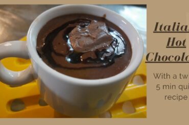 Italian Hot Chocolate | Most delicious drink ever | Quick and Easy recipe |