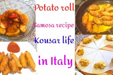 Patato rolls recipe #patatosmosa#kousarlifeinitaly#Ramadanvlog#lifestyle kousar life in Italy