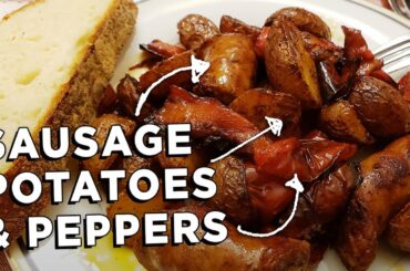 Sausage, Potatoes, and Peppers - classic Italian dish, full of amazing flavors!