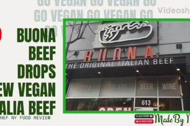 Buona Beef NEW Vegan Italian Beef Food Review!!