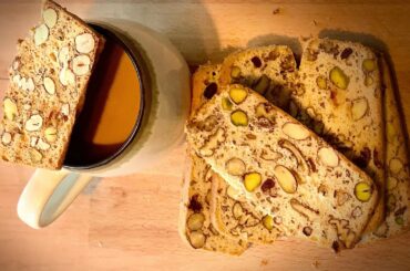 Gourmet Italian Homemade Biscotti Loaded w/ Nuts Full Recipe in Urdu/Hindi.