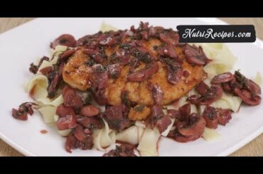 How To Make Chicken Pasta in Red Wine and Mushroom Sauce (Enjoy your lunch!)