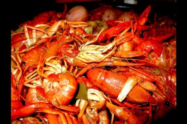 The Secret To cooking A YUMMY JAMAICAN Crayfish Seafood SHELLFISH Soup || Seafood boil asmr