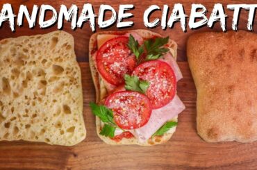 How to Make a 100% Biga Ciabatta | Perfect Handmade Italian Bread Recipe