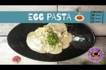 Egg Pasta || White sause Pasta Recipe || Italian food || Pasta recipe || EggStalkers.