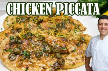 Chicken Piccata | Easy Italian Chicken Recipe for Dinner by Lounging with Lenny