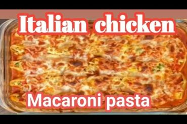 ITALIAN Chicken macaroni pasta (Jinn Home cook)