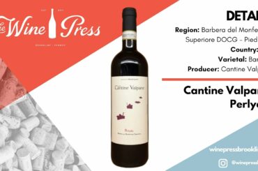 First Glass Weekly Wine Tasting - Cantina Valpane, Perlydia