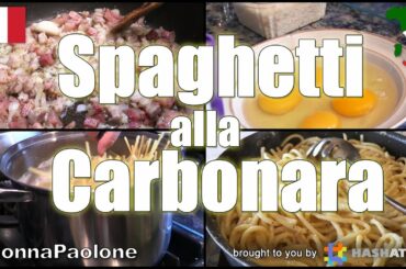 Episode #40 - Making Spaghetti alla Carbonara with Italian Grandmother Nonna Paolone