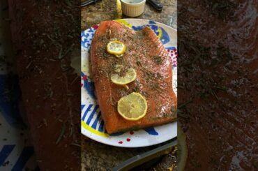 cedar smoked fish (Italian & asian style) #Shorts