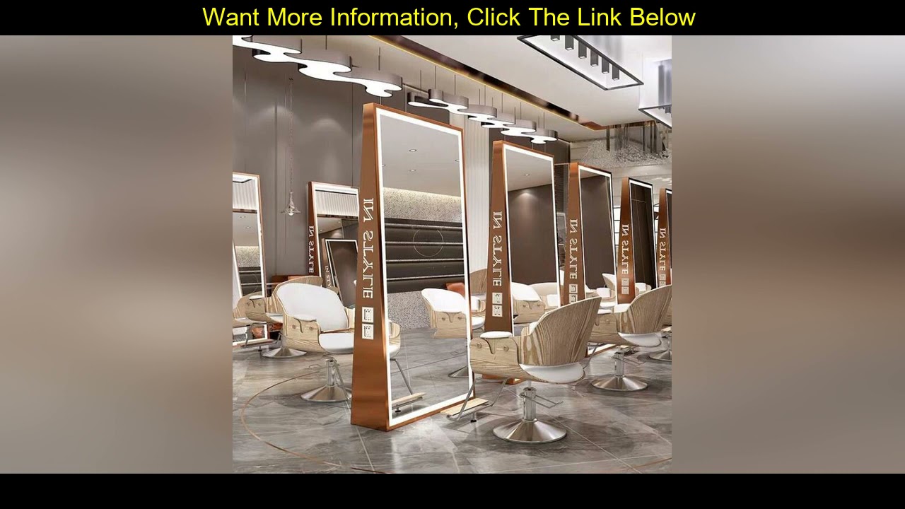 Review Online celebrity barber shop special mirror dyeing floor mirror hair salon stainless steel h Review Online celebrity barber shop special mirror dyeing floor mirror hair salon stainless steel h