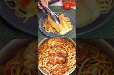 Italian chicken Spaghetti/ Authentic Italian chicken Spagh recipe#recipes#shortvideo#shortvideorecip