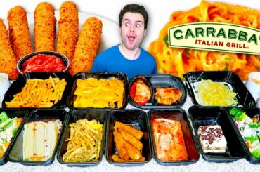 Trying Carrabba's Italian Grill MENU! Appetizers, Entrees + Desserts!