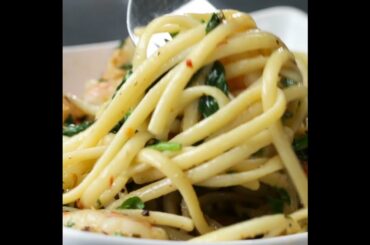 One-Pot Lemon Garlic Shrimp Pasta #Shorts