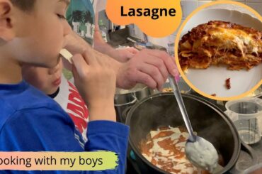 Special Lasagne  from my Schatzi | Cooking time with my boys