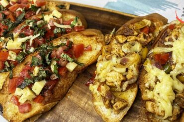 BRUSCHETTA | Italian Recipe | Evening Snacks | Bruschetta 2 Ways | Veg-NonVeg Italian Recipes |