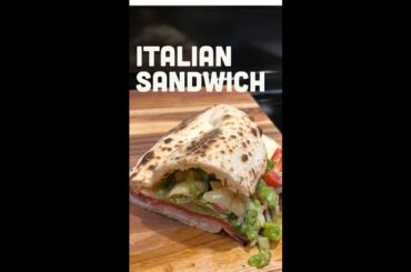 Panuozzo Italian Sandwiches from Leftover Pizza Dough | Ooni Pro #shorts