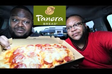 Panera Bread's Pepperoni Flatbread Pizza (Food Virgins)
