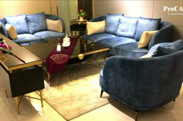 A 3001 LIGHT LUXURY SOFA, modern italy style living room furniture