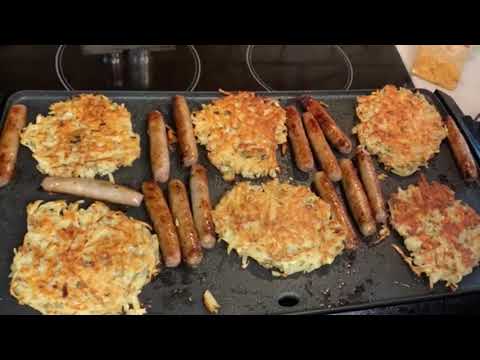 Potato Pancakes and Sausage Potato Pancakes and Sausage