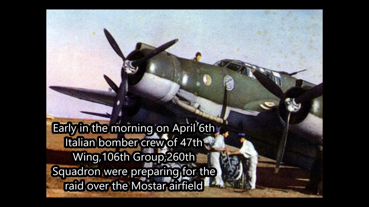 Italian bomber on Peljesac Italian bomber on Peljesac