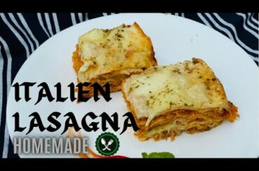 Homemade easy “Italian lasagna”  recipe /No oven