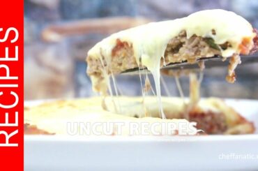 Burger Pizza Recipe || Uncut Recipes