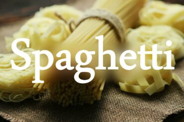 Bunch of Uncooked Spaghetti | Italian Cuisine