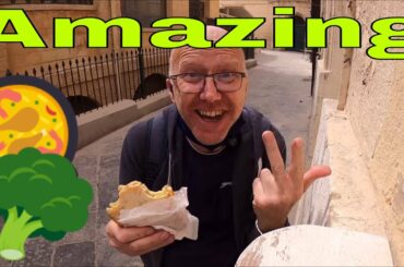 Italian food in Valletta. Street food in Malta ,  Malta