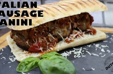 Italian Sausage Panini | Dutchy Cooking | Cast Iron Wednesday