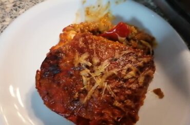 #Parmigiana.  Italian Recipes. (Eggplant Parmisan)