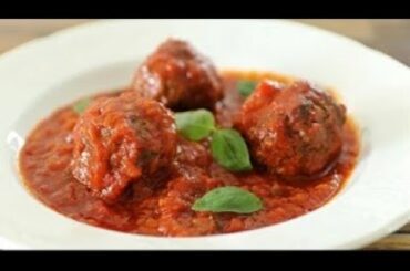 Italian food Recipes | Meatballs in Tomato Sauce Recipe