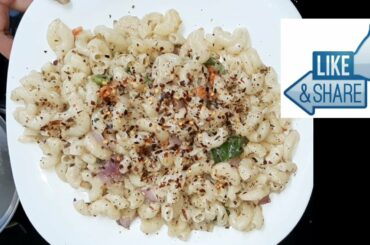 White Sauce Pasta / Microni Pasta Italian cuisine- Restaurant style |Easy home made in this LOCKDOWN