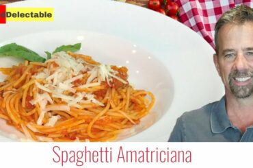 How To Make Spaghetti Amatriciana / Bucatini Amatriciana / Italian Recipe