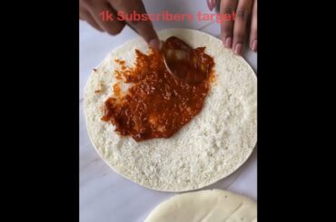 Double Side Pizza | Desi pizza street style Pizza #shorts #food