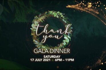 Thank You Gala Dinner - July 17 | Book tickets now!