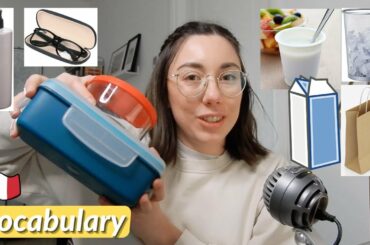 19 Names in Italian for Containers You Use Daily (ITA audio, subs)