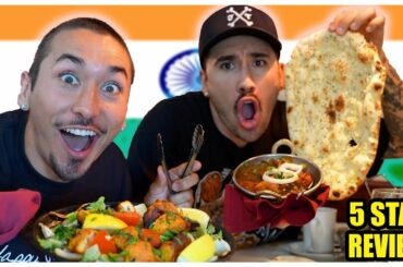 Eating At The BEST Reviewed INDIAN Restaurant In Los Angeles... (5 STARS WOW)
