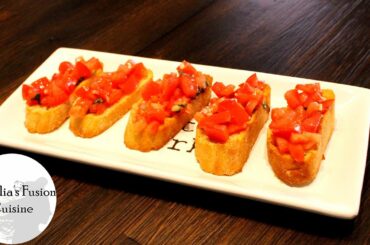 Best and easy Italian BRUSCHETTA || Appetizer Recipe
