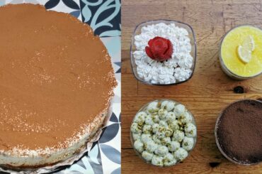 Authentic ITALIAN TIRAMISU' recipe - coffee, pistachio, strawberry and lemon