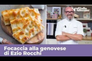 Italian Food Recipe | GENOESE FOCACCIA by Ezio Rocchi PERFECT ORIGINAL RECIPE