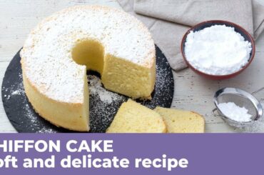 How to bake a delicious CHIFFON CAKE - American recipe loved by Italy