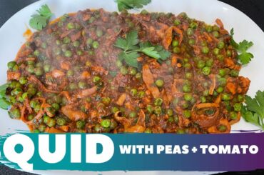 SQUID with Tomato and Peas | Italian Recipe