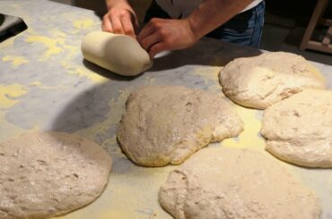 Baking Bread Loaves the Italian Way. London Eataly. Italian Food