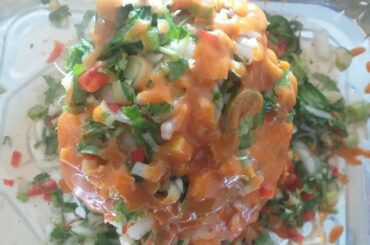 Califlour Baked with salsa -Italian Cuisine