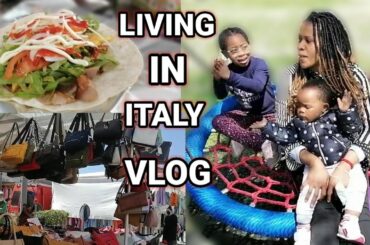 TYPICAL SATURDAY MARKET IN ITALY | OUR ITALIAN STREET FOOD #Kebab