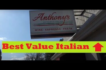 Anthony's Authentic Italian Cuisine (Best Value Federal Hill Restaurant, Providence, RI) Review