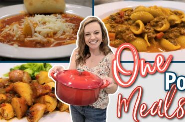 WHAT'S FOR DINNER? | ONE POT MEALS | EASY & QUICK DINNER INSPIRATION
