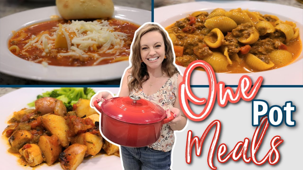 WHAT'S FOR DINNER? | ONE POT MEALS | EASY & QUICK DINNER INSPIRATION WHAT'S FOR DINNER? | ONE POT MEALS | EASY & QUICK DINNER INSPIRATION