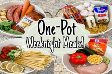 5 Cheap & Fancy One-Pot Recipes | The EASIEST One-Pan Meals! | Quick Dinner Ideas | Julia Pacheco